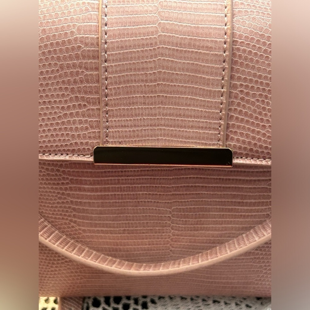 👛Pink Box Clutch Phone Bag Handbag Shoulder Crossbody Purse - Picture 4 of 9